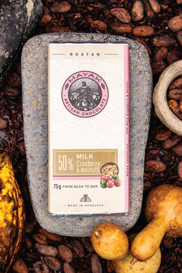 Milk 50% Cranberry Walnuts